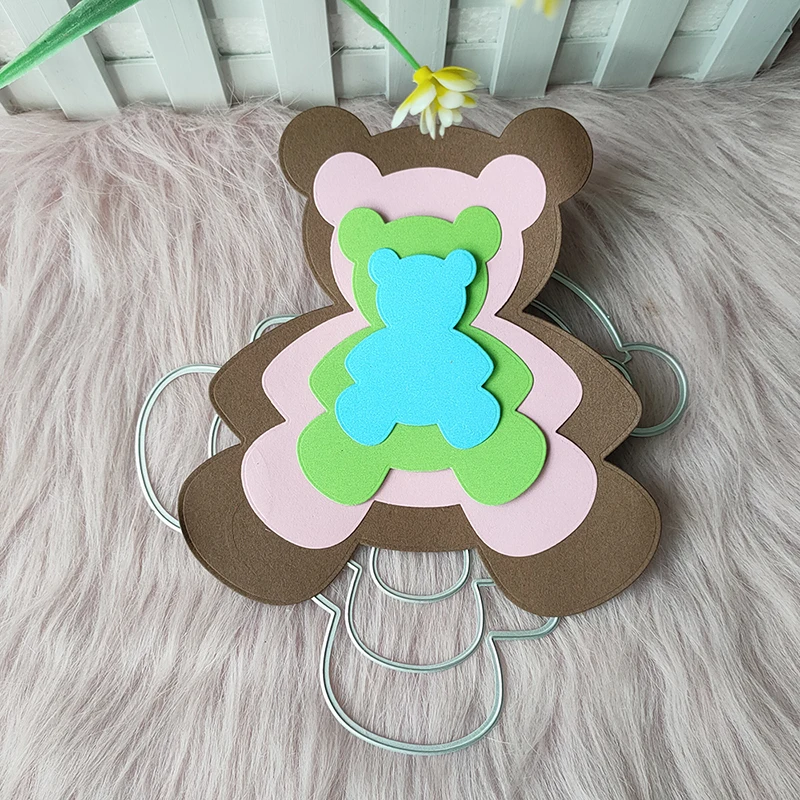 New 4 Pcs Bears metal cutting die mould scrapbook decoration embossed photo album decoration card making DIY handicrafts
New 4 Pcs Bears metal cutting die mould scrapbook decoration embossed photo album decoration card making DIY handicrafts