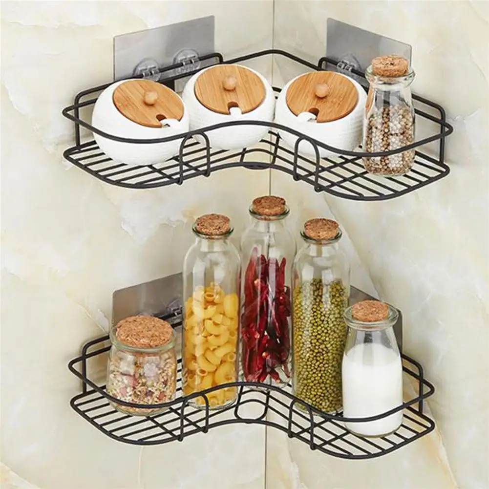 Bathroom Shelf Shower Shelves Shampoo Holder Cosmetic Rack Basket Corner Wall Mounted Kitchen Storage Accessories Home Organizer
Bathroom Shelf Shower Shelves Shampoo Holder Cosmetic Rack Basket Corner Wall Mounted Kitchen Storage Accessories Home Organizer