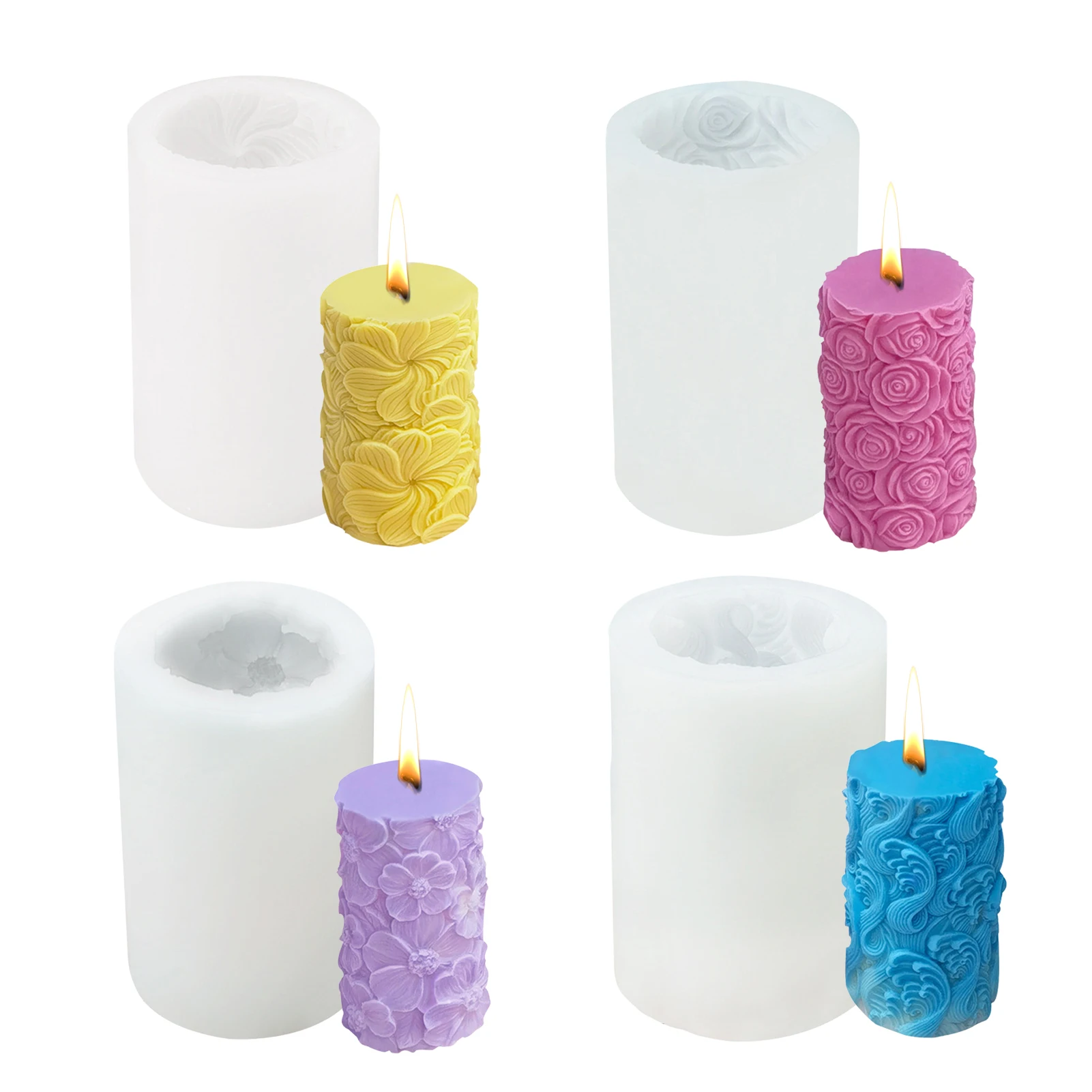 Valentines Day Candle Molds New 3D Rose Flower Butterfly Waves Handmade DIY Silicone Pouring Forms Mould For Candle Making
Valentines Day Candle Molds New 3D Rose Flower Butterfly Waves Handmade DIY Silicone Pouring Forms Mould For Candle Making