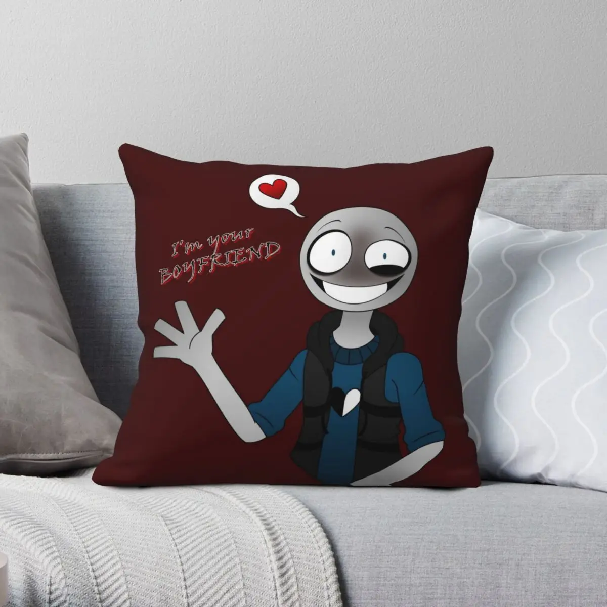 I'm Your Boyfriend Square Pillowcase Polyester Linen Velvet Pattern Zip Decor Throw Pillow Case Home Cushion Cover 45x45
I'm Your Boyfriend Square Pillowcase Polyester Linen Velvet Pattern Zip Decor Throw Pillow Case Home Cushion Cover 45x45