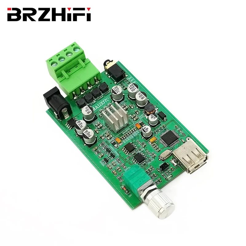 BRZHIFI Infineon MA12070 Power Amplifier Board 80WX2 HIFI Bluetooth 5.0 U disk Audio With Front Stage
BRZHIFI Infineon MA12070 Power Amplifier Board 80WX2 HIFI Bluetooth 5.0 U disk Audio With Front Stage