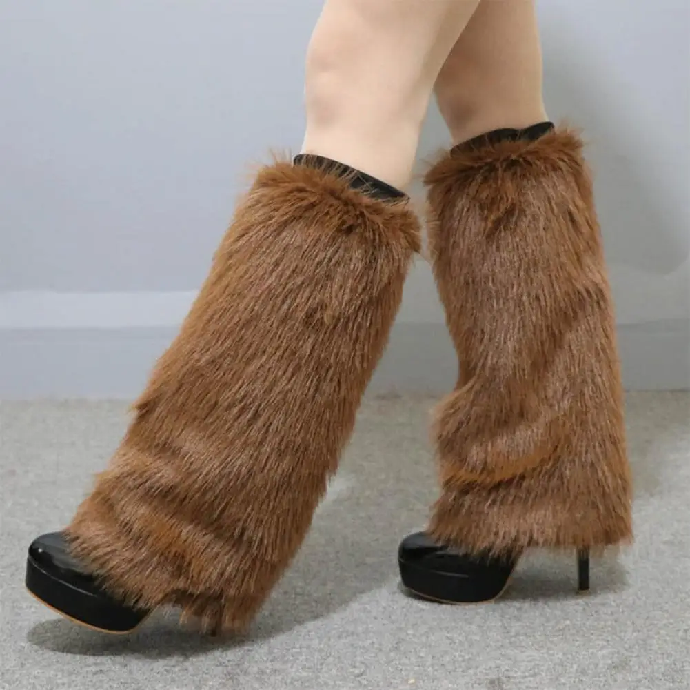 1 Pair Women Imitation Fox Fur Leg Warmers Solid Color Elastic Furry Boot Covers Knee-length Long Socks Fashion Accessories
1 Pair Women Imitation Fox Fur Leg Warmers Solid Color Elastic Furry Boot Covers Knee-length Long Socks Fashion Accessories