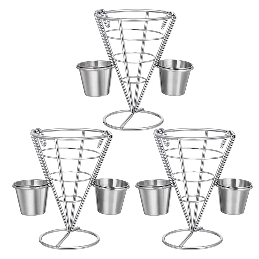 French Holder Fry Basketstand Cone Fries Rack Wire Cup Fried Snack Stands Display Frying Appetizer Versatile Cream Ice Serving
French Holder Fry Basketstand Cone Fries Rack Wire Cup Fried Snack Stands Display Frying Appetizer Versatile Cream Ice Serving