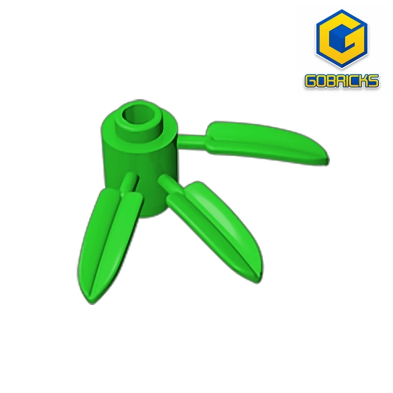 Детский конструктор с 3 бамбуковыми листьями, 1x1 
Детский конструктор с 3 бамбуковыми листьями, 1x1