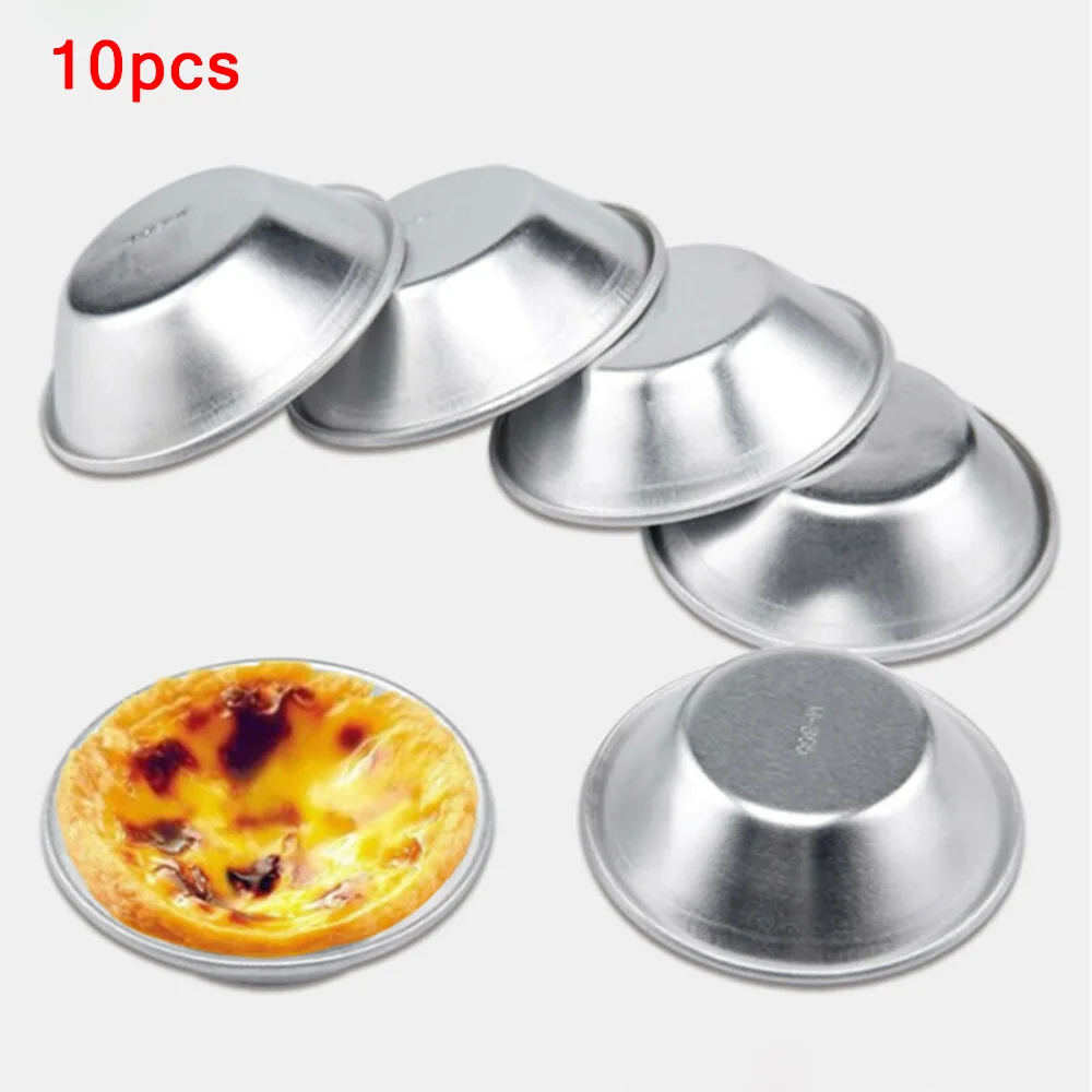 10Pcs Nonstick Ripple Aluminum Alloy Egg Tart Mold Flower Shape Reusable Cupcake Muffin Baking Cup Tarts/cookies/cake Tools
10Pcs Nonstick Ripple Aluminum Alloy Egg Tart Mold Flower Shape Reusable Cupcake Muffin Baking Cup Tarts/cookies/cake Tools