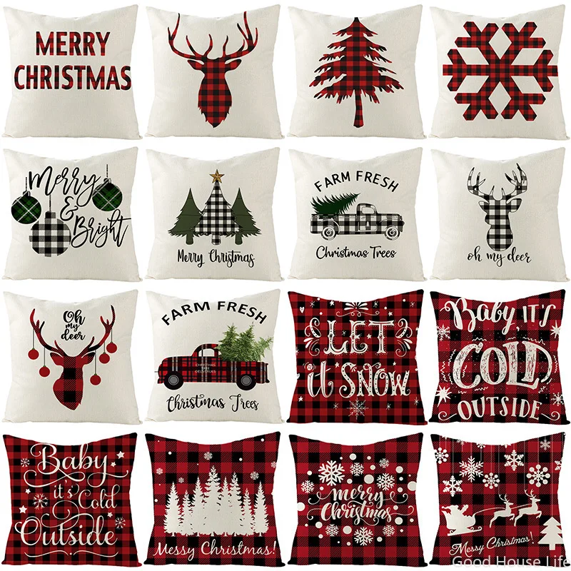 Household Supplies Christmas Pillow Cover Nordic Plaid Linen Cushion Cover Sofa Cushion Cover Hot Sale
Household Supplies Christmas Pillow Cover Nordic Plaid Linen Cushion Cover Sofa Cushion Cover Hot Sale