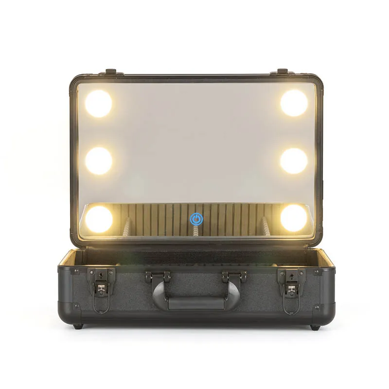 Makeup Artist Suitcase Luxury Professional Beauty Manicure Case With Mirror LED Lamp Travel Cosmetic Storage Organizer Toolbox
Makeup Artist Suitcase Luxury Professional Beauty Manicure Case With Mirror LED Lamp Travel Cosmetic Storage Organizer Toolbox
