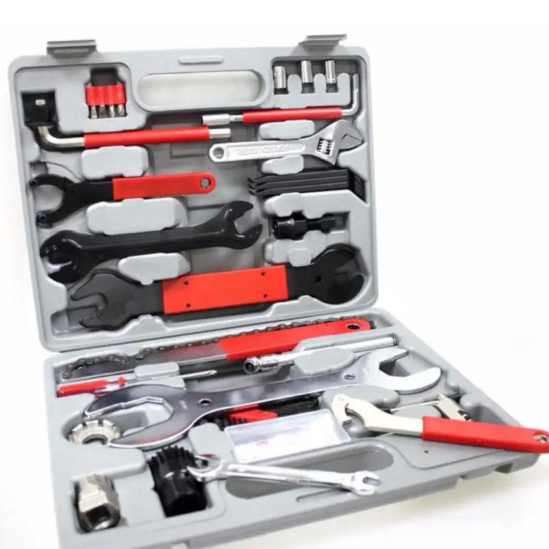 18 In 1 Repair Toolbox Set Bicycle Cycling Tool Repair Kit Flat Ball Opening Chain Crank Wheel Extractor MTB Bike Repaire
18 In 1 Repair Toolbox Set Bicycle Cycling Tool Repair Kit Flat Ball Opening Chain Crank Wheel Extractor MTB Bike Repaire