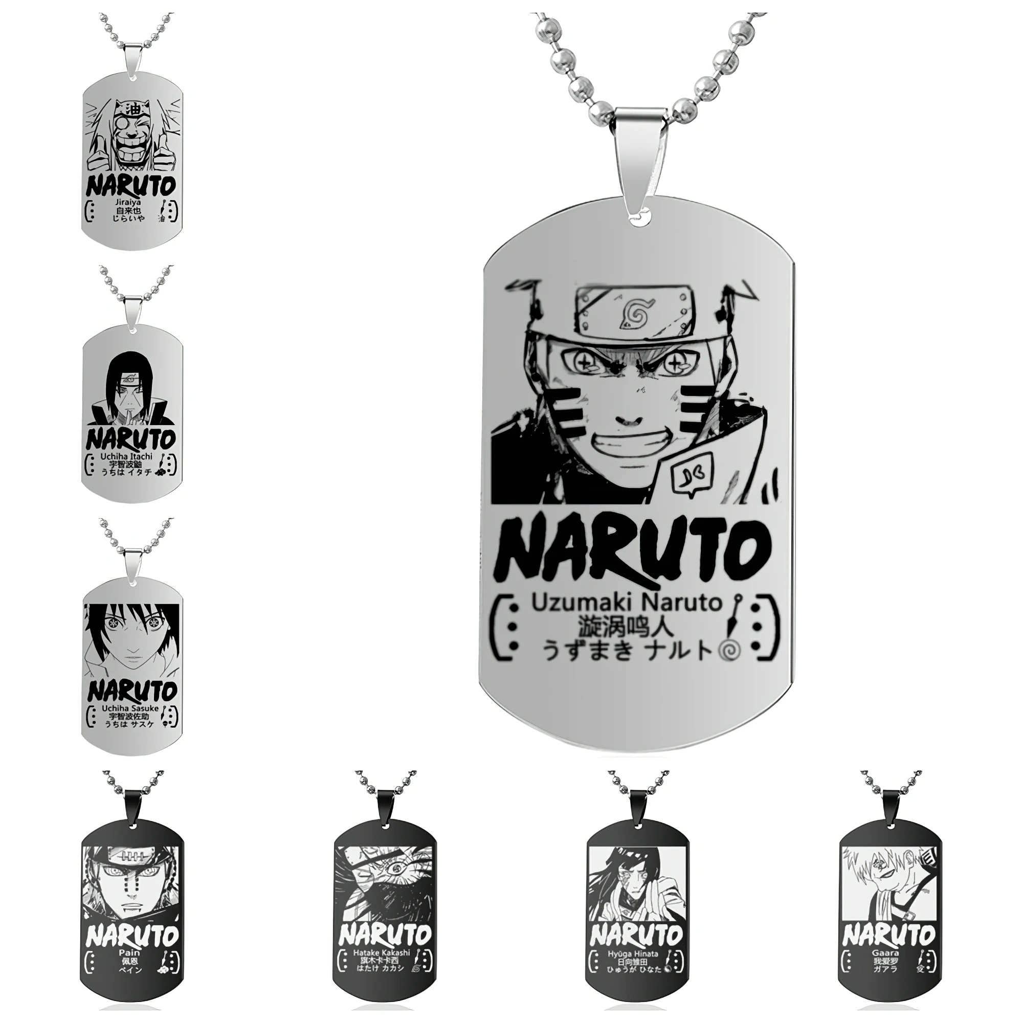 Anime Naruto Necklace Metal Action Figures Hatake Kakashi Uzumaki Naruto Chain Pendant Jewelry Accessory Kids Toys birthday Gift
Anime Naruto Necklace Metal Action Figures Hatake Kakashi Uzumaki Naruto Chain Pendant Jewelry Accessory Kids Toys birthday Gift