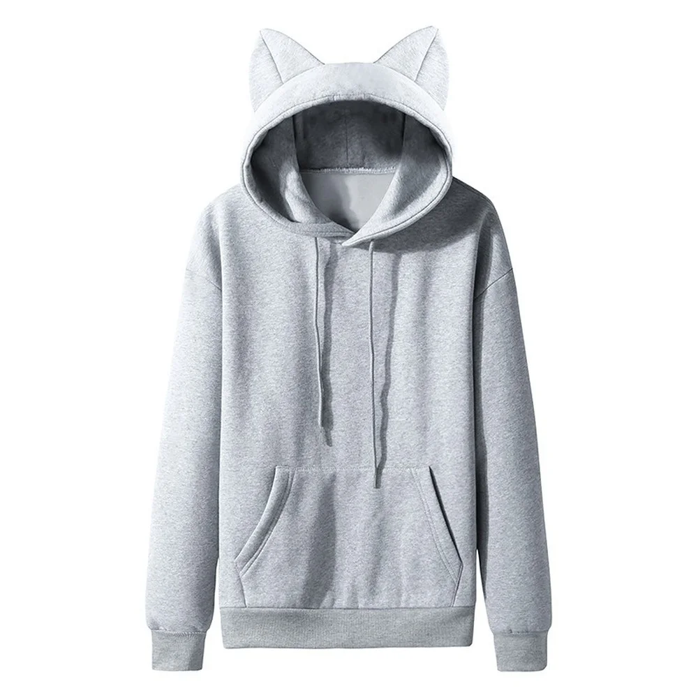 Cotton US Size Autumn New Women's Cat Ear Design Casual Long Sleeve Hooded Fleece Sweater Hoodie
Cotton US Size Autumn New Women's Cat Ear Design Casual Long Sleeve Hooded Fleece Sweater Hoodie