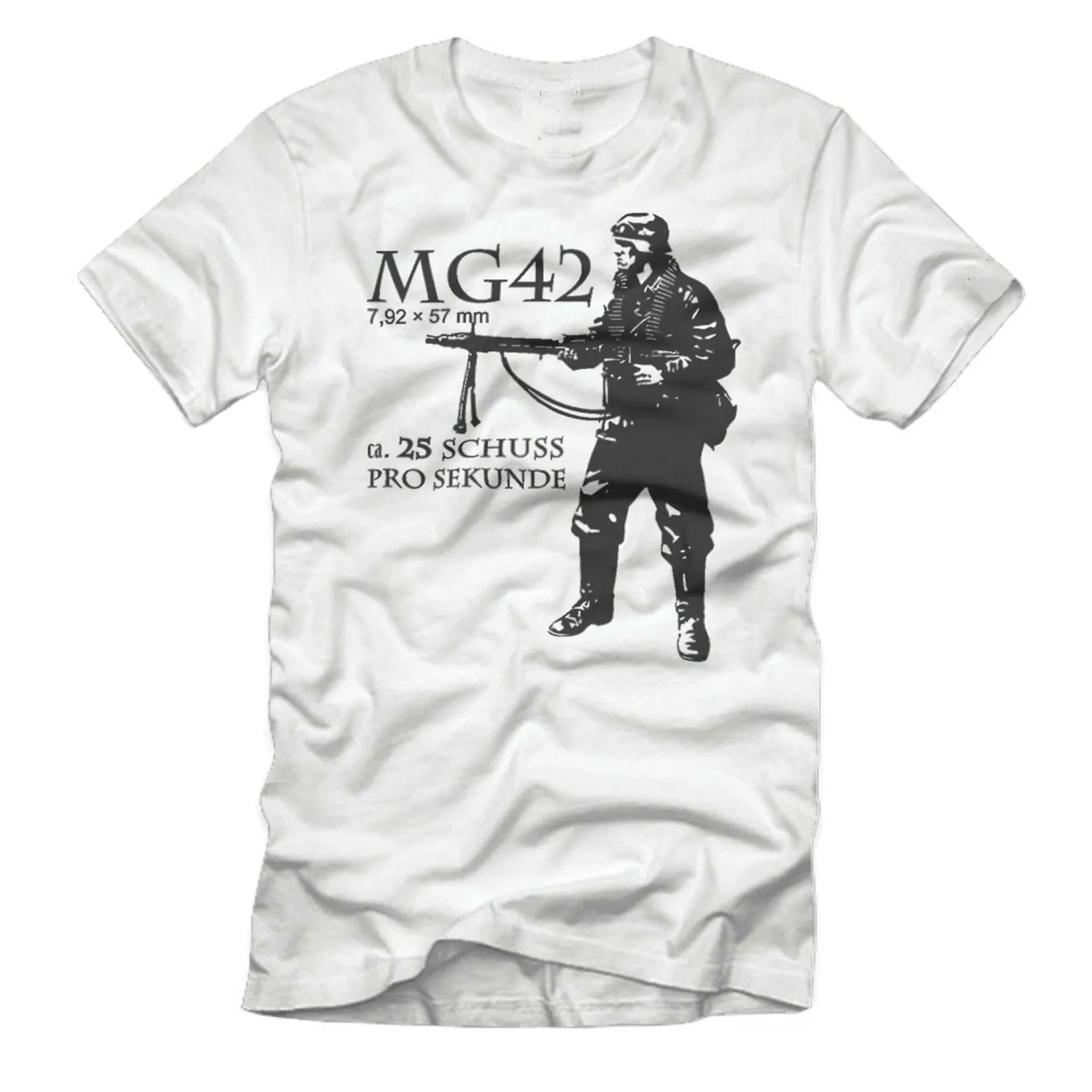 Wehrmacht MG42 7,92 X 57mm Machine Gun Permanent Fire T-Shirt. Summer Cotton Short Sleeve O-Neck Mens T Shirt New S-3XL
Wehrmacht MG42 7,92 X 57mm Machine Gun Permanent Fire T-Shirt. Summer Cotton Short Sleeve O-Neck Mens T Shirt New S-3XL