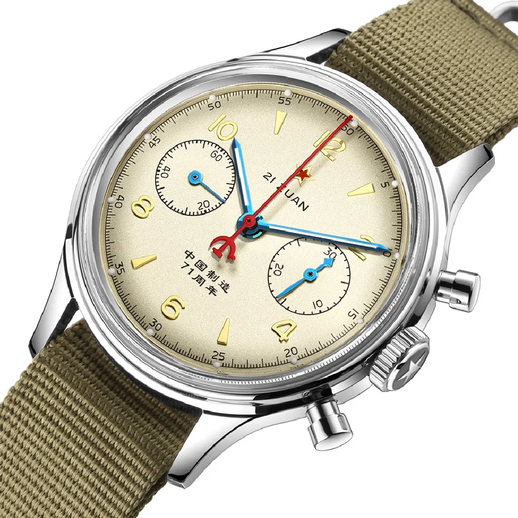Chronograph Mens Watches RED STAR 38 42mm Seagull 1963 Luminous Manual Winding Mechanical Gooseneck Watch Pilots Montre Homme
Chronograph Mens Watches RED STAR 38 42mm Seagull 1963 Luminous Manual Winding Mechanical Gooseneck Watch Pilots Montre Homme