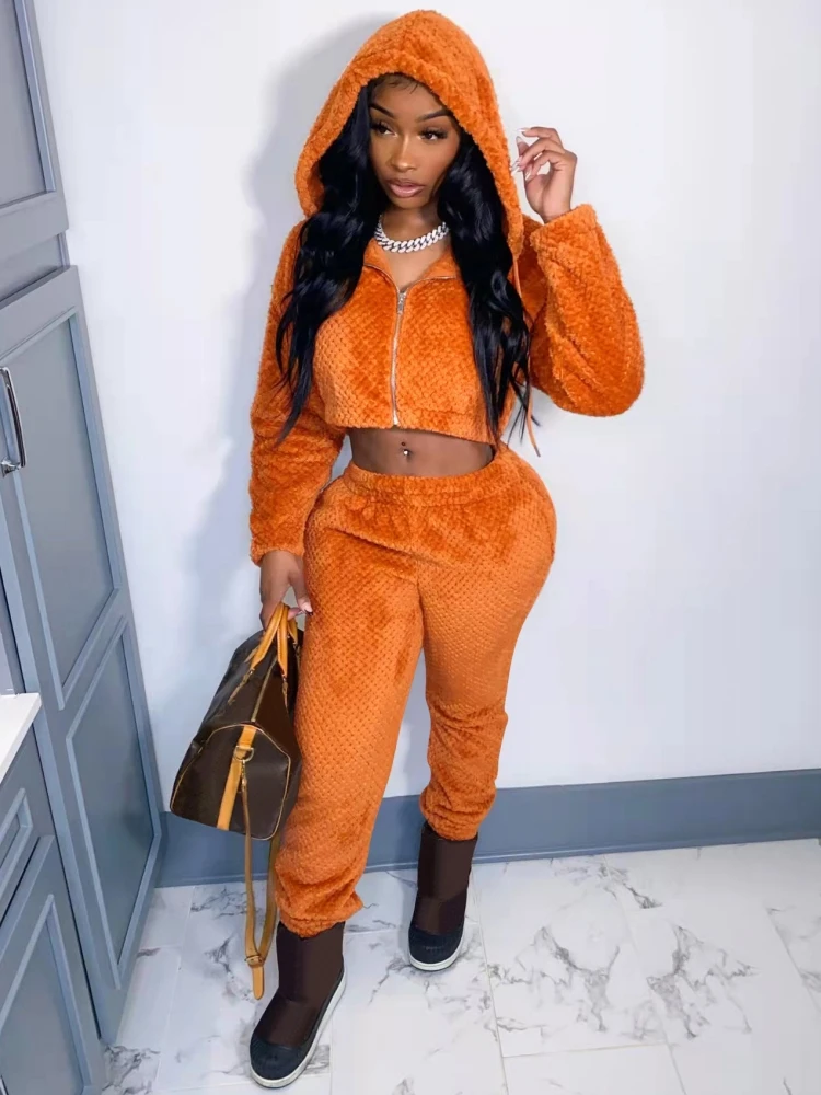 Autumn Winter Two Piece Set Women Tracksuit Zipper Hooded Collar Jacket Tops Pants Suits Set Fashion Patchwork Two Piece Outfits
Autumn Winter Two Piece Set Women Tracksuit Zipper Hooded Collar Jacket Tops Pants Suits Set Fashion Patchwork Two Piece Outfits