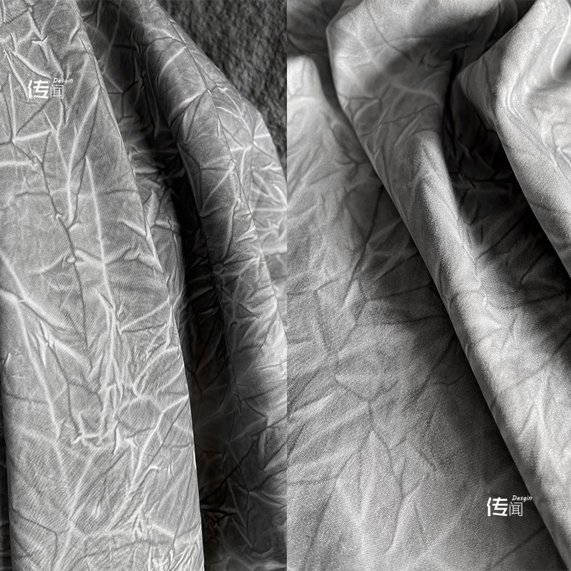 Tie-Dyed Micro-Elastic Soft Pleated Irregular Pattern Fabric Curtain Coat Clothing Designer Fabric
Tie-Dyed Micro-Elastic Soft Pleated Irregular Pattern Fabric Curtain Coat Clothing Designer Fabric