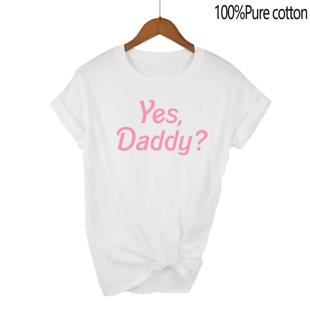 Yes, Daddy printed cotton T-shirt European and American style cross-border style couples T-shirt CP fashion and personality
Yes, Daddy printed cotton T-shirt European and American style cross-border style couples T-shirt CP fashion and personality