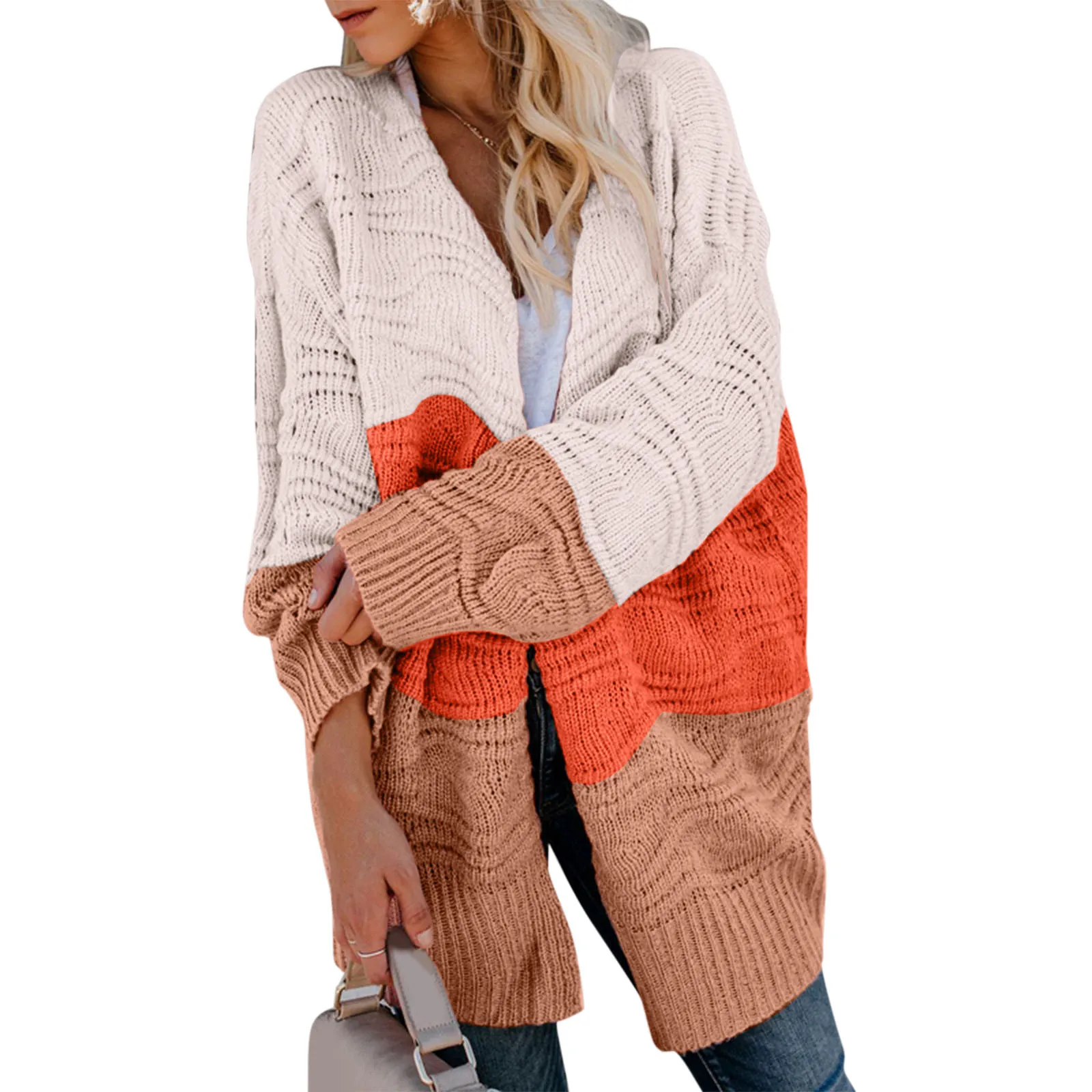 Женский однотонный кардиган с капюшоном, повседневный кардиган с длинными рукавами спереди и боковыми пуговицами, осенняя одежда 
Женский однотонный кардиган с капюшоном, повседневный кардиган с длинными рукавами спереди и боковыми пуговицами, осенняя одежда