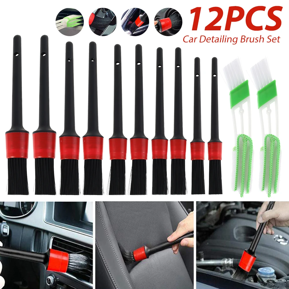 New Car Detailing Cleaning Brushes Wheels Engine Emblems Air Vent Brush Tools Auto Care
New Car Detailing Cleaning Brushes Wheels Engine Emblems Air Vent Brush Tools Auto Care