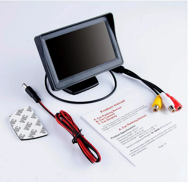 Автомобильный монитор 4,3 дюйма TFT LCD цветной для DVD обратный приоритет двусторонний AV в автомобиле монитор дисплей для камеры заднего вида аксессуары
Автомобильный монитор 4,3 дюйма TFT LCD цветной для DVD обратный приоритет двусторонний AV в автомобиле монитор дисплей для камеры заднего вида аксессуары