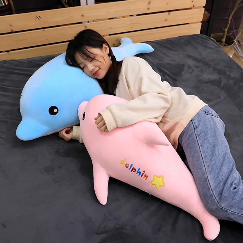 Zqswkl 65/85/110cm Marine Life Plush Toy Soft Cute Dolphin Doll Children Sleeping Pillow Doll Gift Stuffed Toys
Zqswkl 65/85/110cm Marine Life Plush Toy Soft Cute Dolphin Doll Children Sleeping Pillow Doll Gift Stuffed Toys