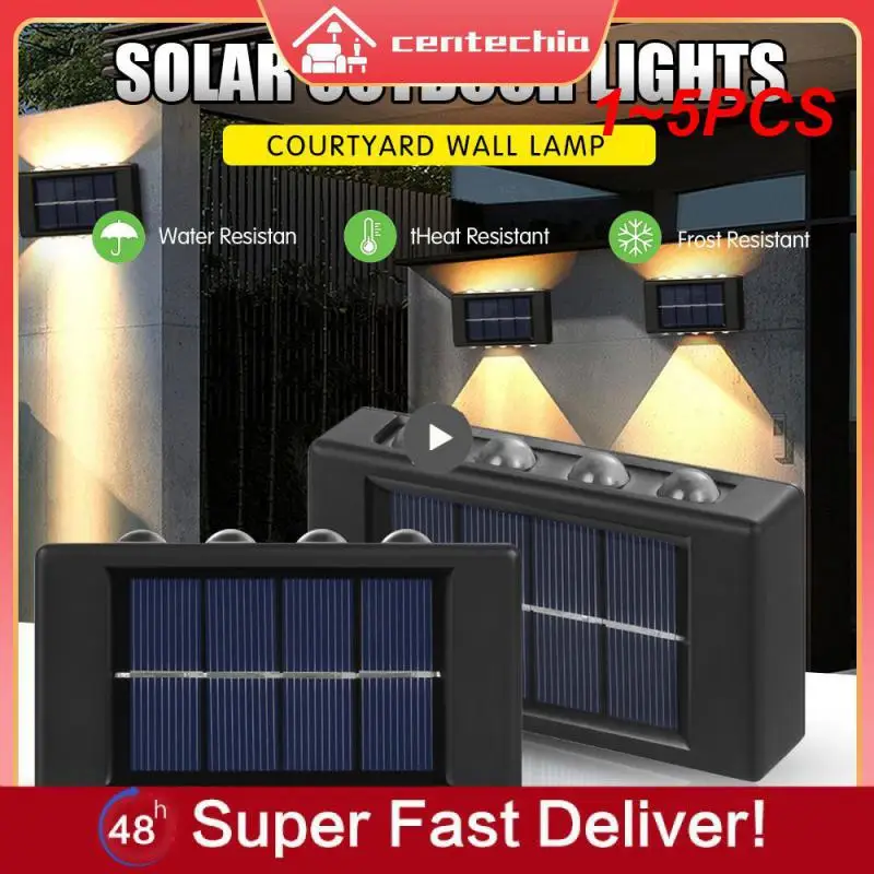 Уличная настенная лампа на солнечной батарее, водонепроницаемые светящиеся фонари вверх и вниз, уличное освещение для сада, улицы, ландшафта, балкона, 1 ~ 5 шт.
Уличная настенная лампа на солнечной батарее, водонепроницаемые светящиеся фонари вверх и вниз, уличное освещение для сада, улицы, ландшафта, балкона, 1 ~ 5 шт.