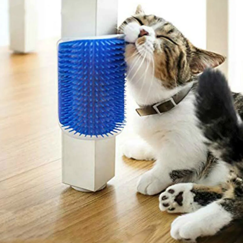 Cat Brush Corner Cats Massage Self Groomer Comb Wall Brush Rubs Catnip The Face With A Tickling Comb Cat Grooming Accessories
Cat Brush Corner Cats Massage Self Groomer Comb Wall Brush Rubs Catnip The Face With A Tickling Comb Cat Grooming Accessories