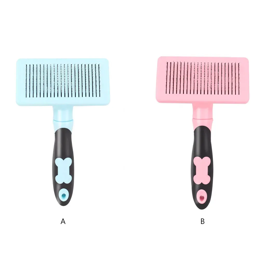 Stainless Steel Pet Hair Brush Press Type Cute Solid Color Washable Handheld Manual Massaging Remover Massager
Stainless Steel Pet Hair Brush Press Type Cute Solid Color Washable Handheld Manual Massaging Remover Massager