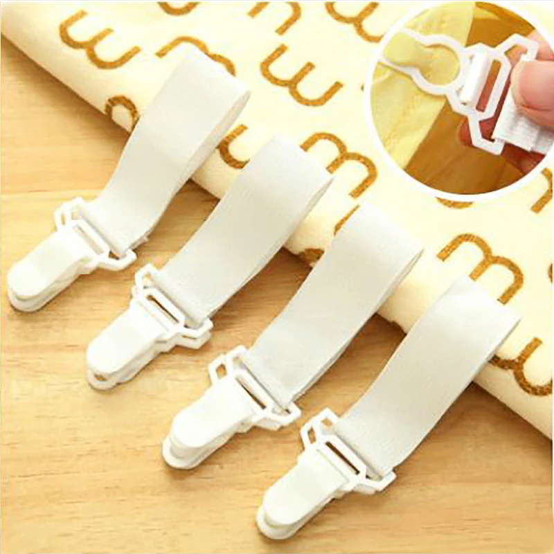4pcs/set Elastic Bed Sheet Grippers Clips Mattress Covers Blankets Holder Straps Suspender Buckles Home Textiles Accessories
4pcs/set Elastic Bed Sheet Grippers Clips Mattress Covers Blankets Holder Straps Suspender Buckles Home Textiles Accessories