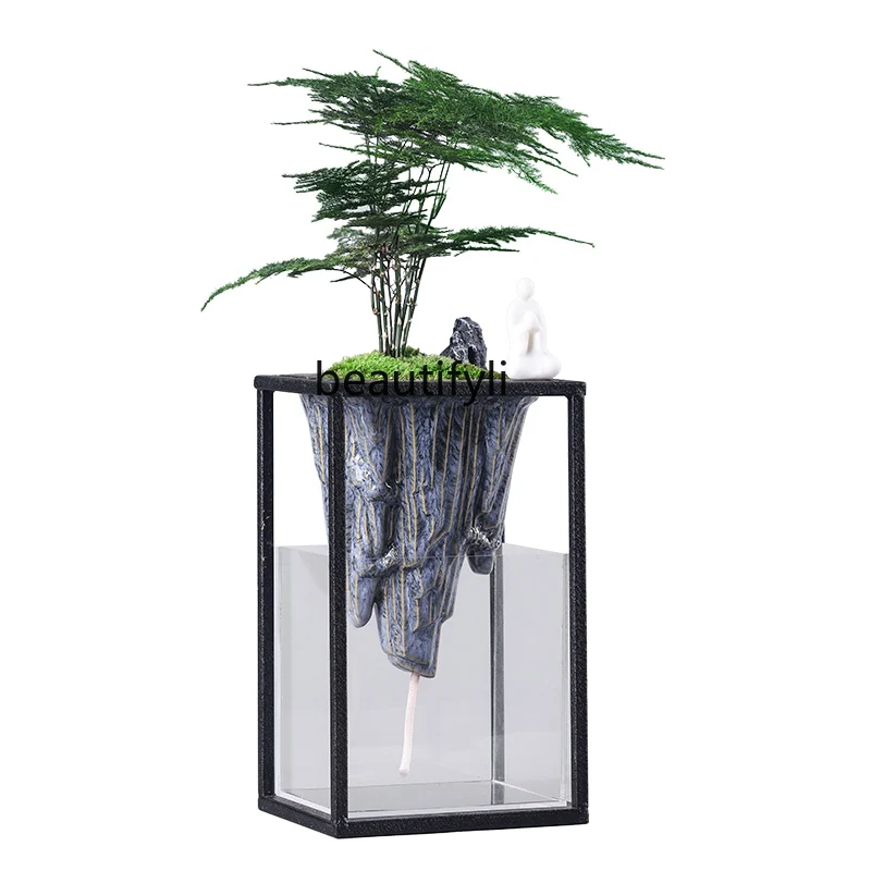 zq Welcome Pine Indoor Fish Tank Bonsai Landscape Reflection Hallway Tea Room Study Decoration Green Plant Landscape
zq Welcome Pine Indoor Fish Tank Bonsai Landscape Reflection Hallway Tea Room Study Decoration Green Plant Landscape