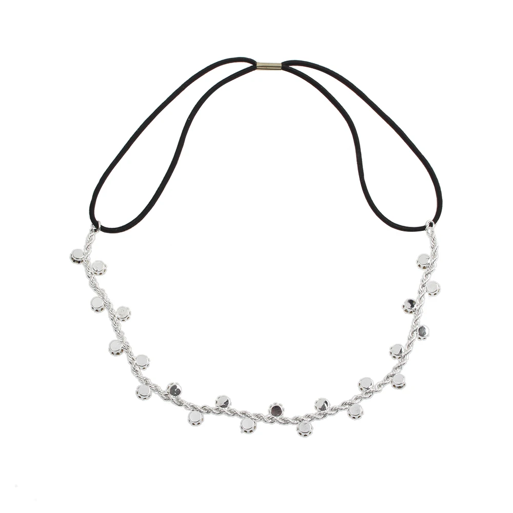 1pc Chic Women Lady Elastic Fashion Metal Rhinestone Head Chain Jewelry Headband Hairband Hair Band Temperament Hair Accessories
1pc Chic Women Lady Elastic Fashion Metal Rhinestone Head Chain Jewelry Headband Hairband Hair Band Temperament Hair Accessories