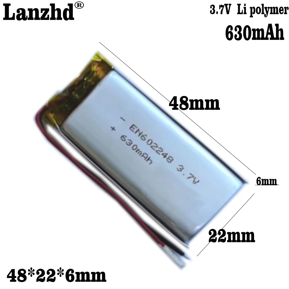 1-12pcs 602248 3.7V 600mAh Lithium Polymer Li-Po li ion Battery For Mp3 MP4 MP5 GPS PSP Vedio Game toys recorder speaker
1-12pcs 602248 3.7V 600mAh Lithium Polymer Li-Po li ion Battery For Mp3 MP4 MP5 GPS PSP Vedio Game toys recorder speaker