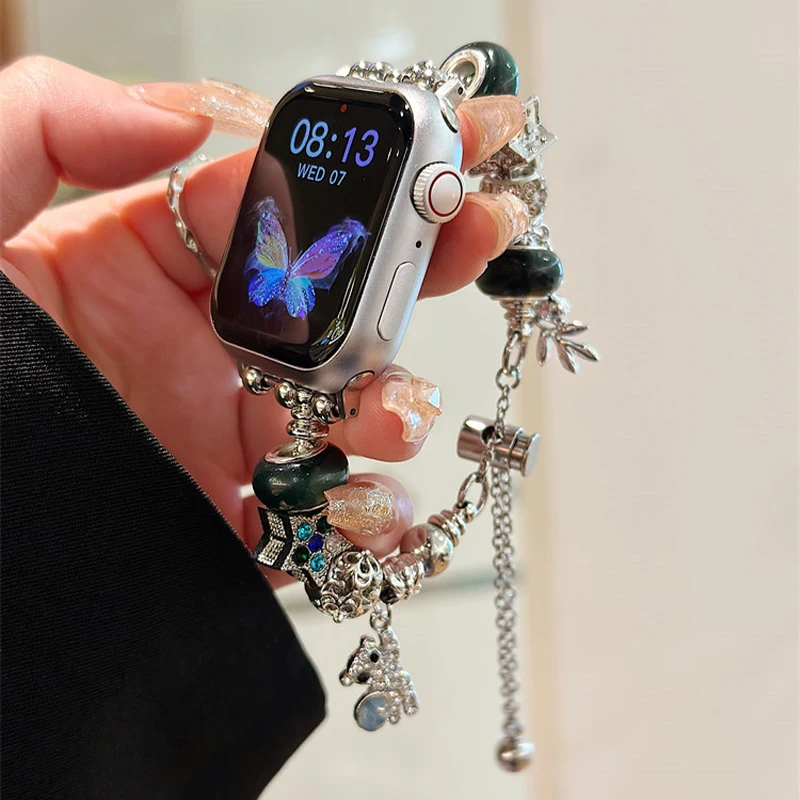 Ремешок Pandora для Apple Watch 8 Ultra 49 мм 7 6 SE 5 4 ремешок 40 мм 44 мм 41 мм 45 мм Женский металлический ремешок для часов
Ремешок Pandora для Apple Watch 8 Ultra 49 мм 7 6 SE 5 4 ремешок 40 мм 44 мм 41 мм 45 мм Женский металлический ремешок для часов