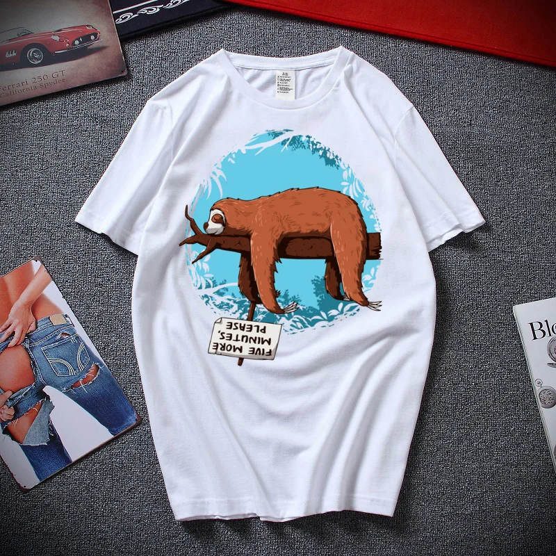Summer 2022 Cotton T-Shirt Fashionable Animal Sloth 3D Printed Casual Short Sleeved Shirt Top For Men And Women
Summer 2022 Cotton T-Shirt Fashionable Animal Sloth 3D Printed Casual Short Sleeved Shirt Top For Men And Women
