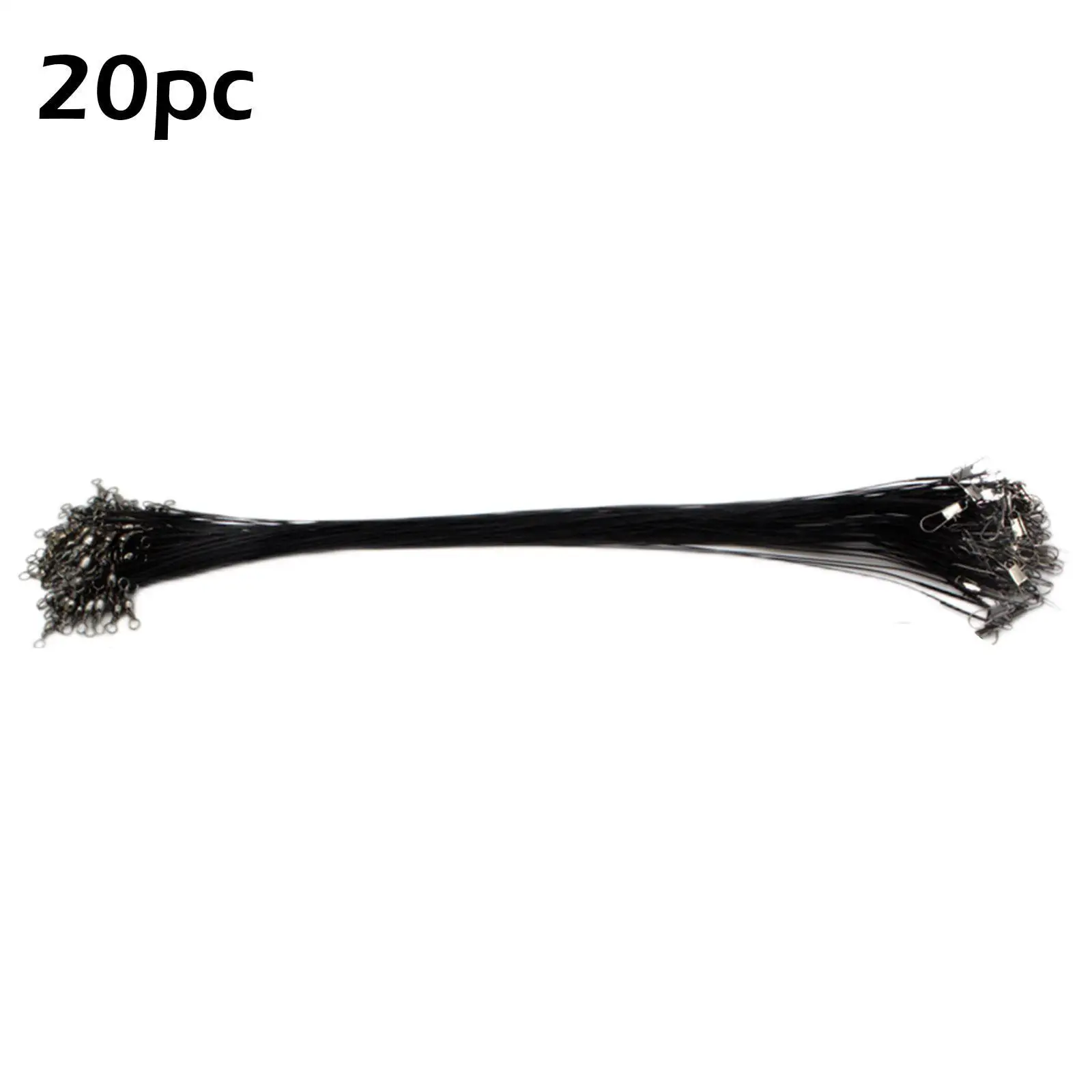 Anti Bite Steel Fishing Line Steel Wire Leader With Swivel Fishing Accessory Lead Core Leash Fishing Wire 20cm
Anti Bite Steel Fishing Line Steel Wire Leader With Swivel Fishing Accessory Lead Core Leash Fishing Wire 20cm