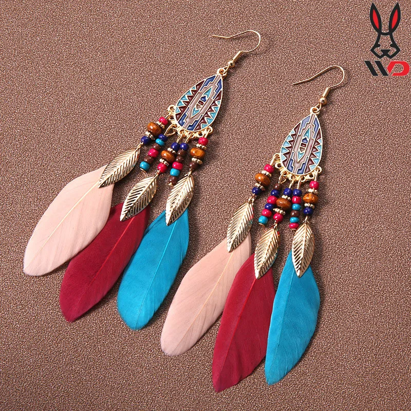 Water Drop Tassel Feather Earrings Women's Long Bohemian Mizhu Ethnic Style Tourism Holiday Accessories
Water Drop Tassel Feather Earrings Women's Long Bohemian Mizhu Ethnic Style Tourism Holiday Accessories