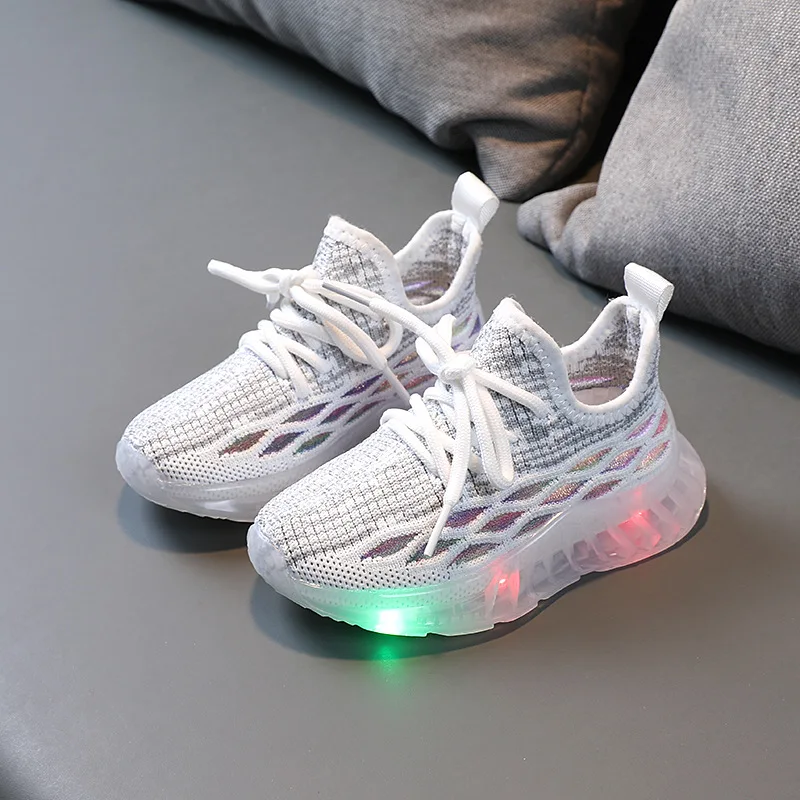 Baby Breathable Toddler Shoes Boys Lightweight Glowing Sneakers Girls Luminous Sneakers Children Led Light Up Shoes Size 21-30
Baby Breathable Toddler Shoes Boys Lightweight Glowing Sneakers Girls Luminous Sneakers Children Led Light Up Shoes Size 21-30