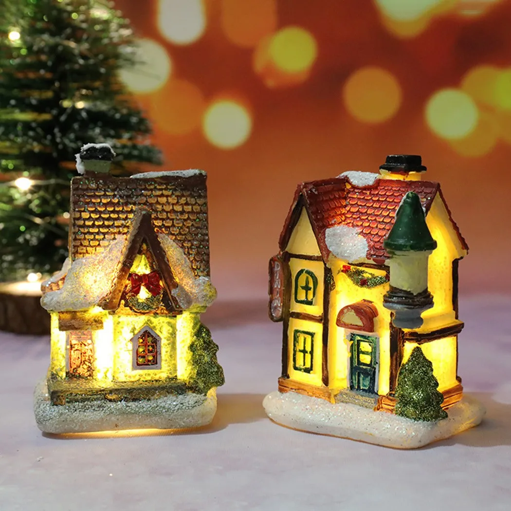 Brightness LED Light Up Small Village House Scene Christmas Decor Ornament For Home Xmas Navidad New Year 2024
Brightness LED Light Up Small Village House Scene Christmas Decor Ornament For Home Xmas Navidad New Year 2024