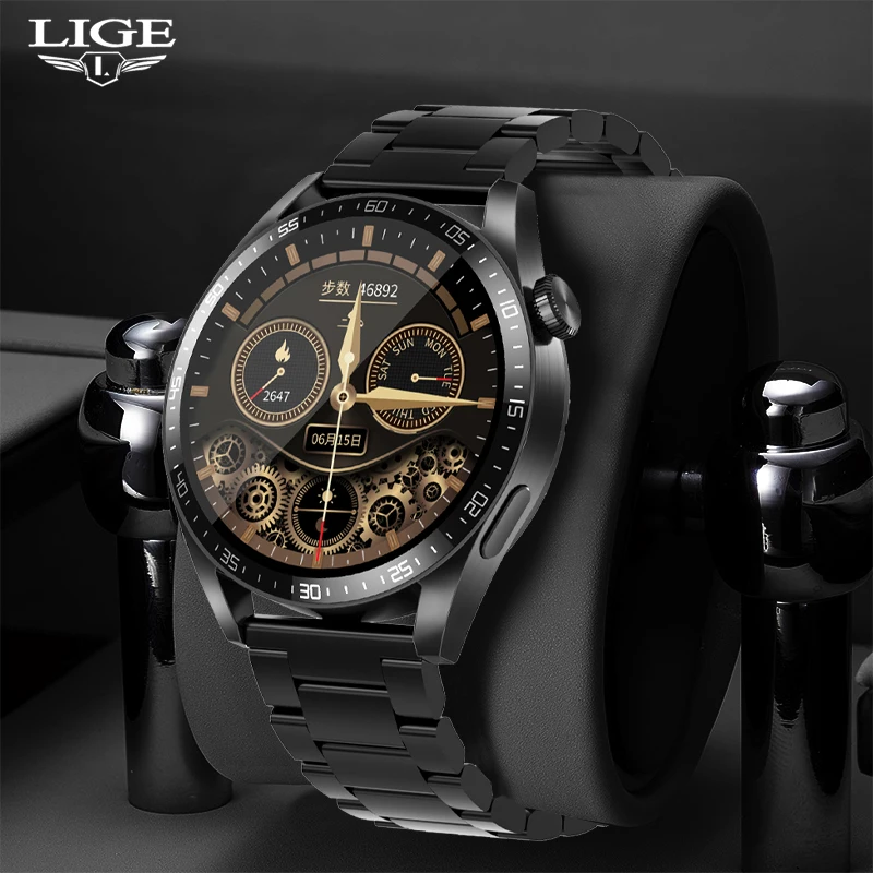 LIGE NFC Smart Watch 2022 Bluetooth Calling Smart Watch Men Full Touch Dial Fitness Tracker IP67 Waterproof Men Smart Watch +Box
LIGE NFC Smart Watch 2022 Bluetooth Calling Smart Watch Men Full Touch Dial Fitness Tracker IP67 Waterproof Men Smart Watch +Box