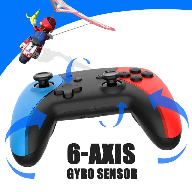 Joypad Red Blue With Dual Vibration bluetooth-compatible Anti-interference Wireless Game Accessories Gamepad
Joypad Red Blue With Dual Vibration bluetooth-compatible Anti-interference Wireless Game Accessories Gamepad