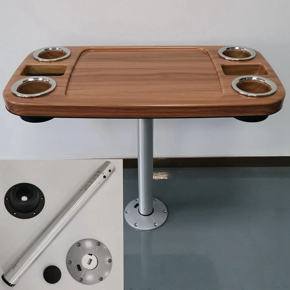ABS Plastic Teak Wood Grain Table Top With Table Leg 863x457x101mm Marine Boat
ABS Plastic Teak Wood Grain Table Top With Table Leg 863x457x101mm Marine Boat