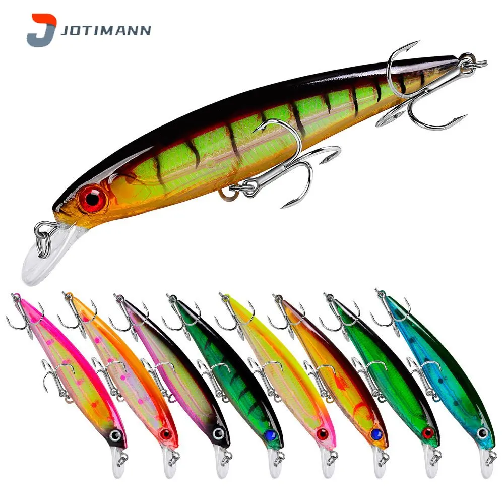 JOTIMANN NEW 1Pcs Minnow Plastic Hard Bait Bionic Hard Fake Baits 11cm 13.4g Sea Wobbler Carp Striped Bass Pesca Fishing Tackle
JOTIMANN NEW 1Pcs Minnow Plastic Hard Bait Bionic Hard Fake Baits 11cm 13.4g Sea Wobbler Carp Striped Bass Pesca Fishing Tackle