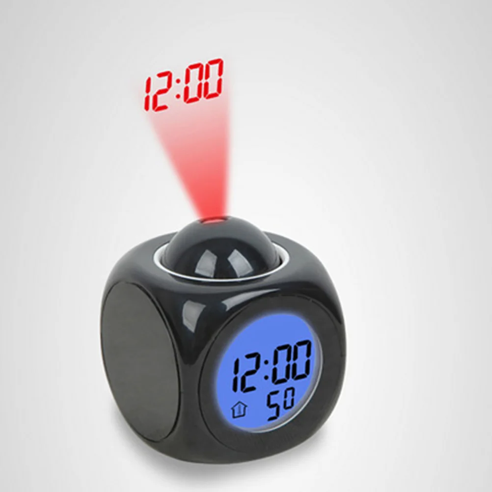 Multifunctional Projection Alarm Clock with Voice Talking Function Digital Alarm Clock 12 /24 Hour With Snooze Hourly Chime
Multifunctional Projection Alarm Clock with Voice Talking Function Digital Alarm Clock 12 /24 Hour With Snooze Hourly Chime