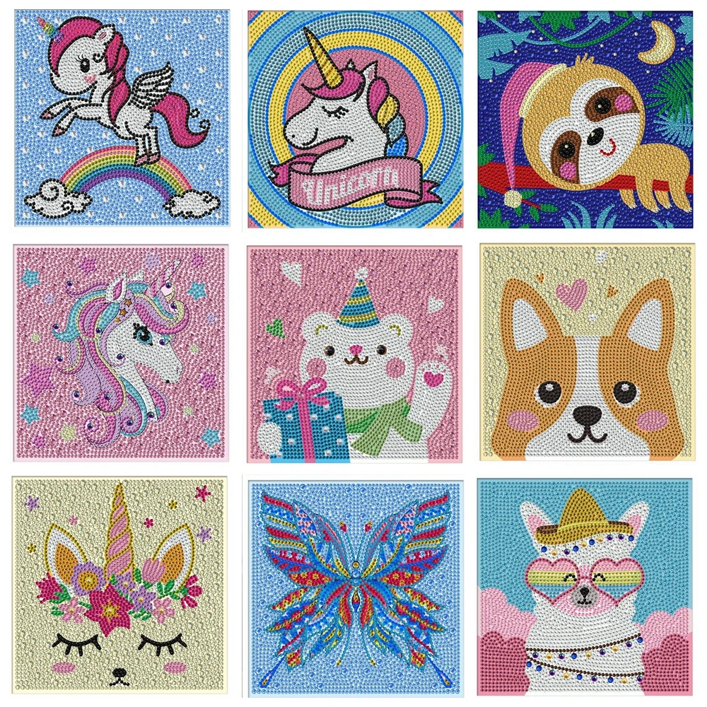 Diamond Art For Kids Cute Small And Easy 5D Diamond Art Painting Kit Crystal Gems Embroidery For Girls Boys Beginners Art Crafts
Diamond Art For Kids Cute Small And Easy 5D Diamond Art Painting Kit Crystal Gems Embroidery For Girls Boys Beginners Art Crafts