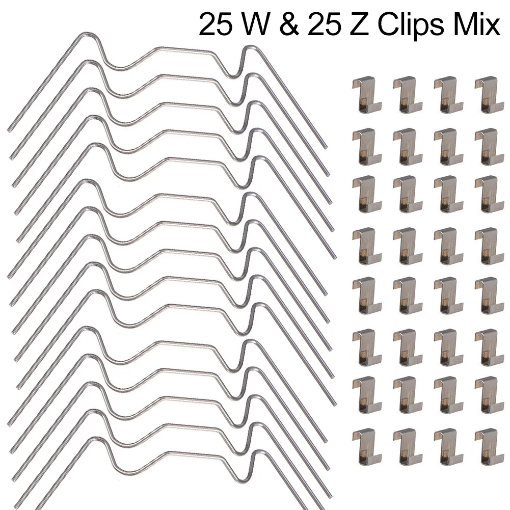 25/50/100PCS Greenhouse Glazing Clips W / Z Glass Clips Spring Wire Spares Garden Stainless Steel Nails Rust-proof/strong Fixed
25/50/100PCS Greenhouse Glazing Clips W / Z Glass Clips Spring Wire Spares Garden Stainless Steel Nails Rust-proof/strong Fixed
