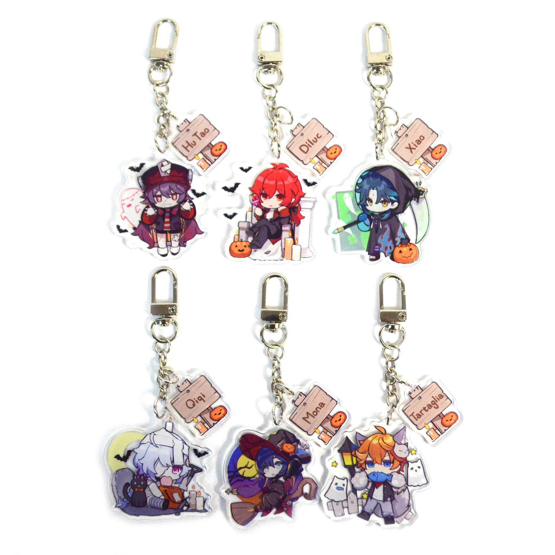 All Saints' Day Genshin Impact Keychain Badge Accessories Cosplay Xiao Morax Hutao Props Anime Cartoon Pendant Keyring
All Saints' Day Genshin Impact Keychain Badge Accessories Cosplay Xiao Morax Hutao Props Anime Cartoon Pendant Keyring