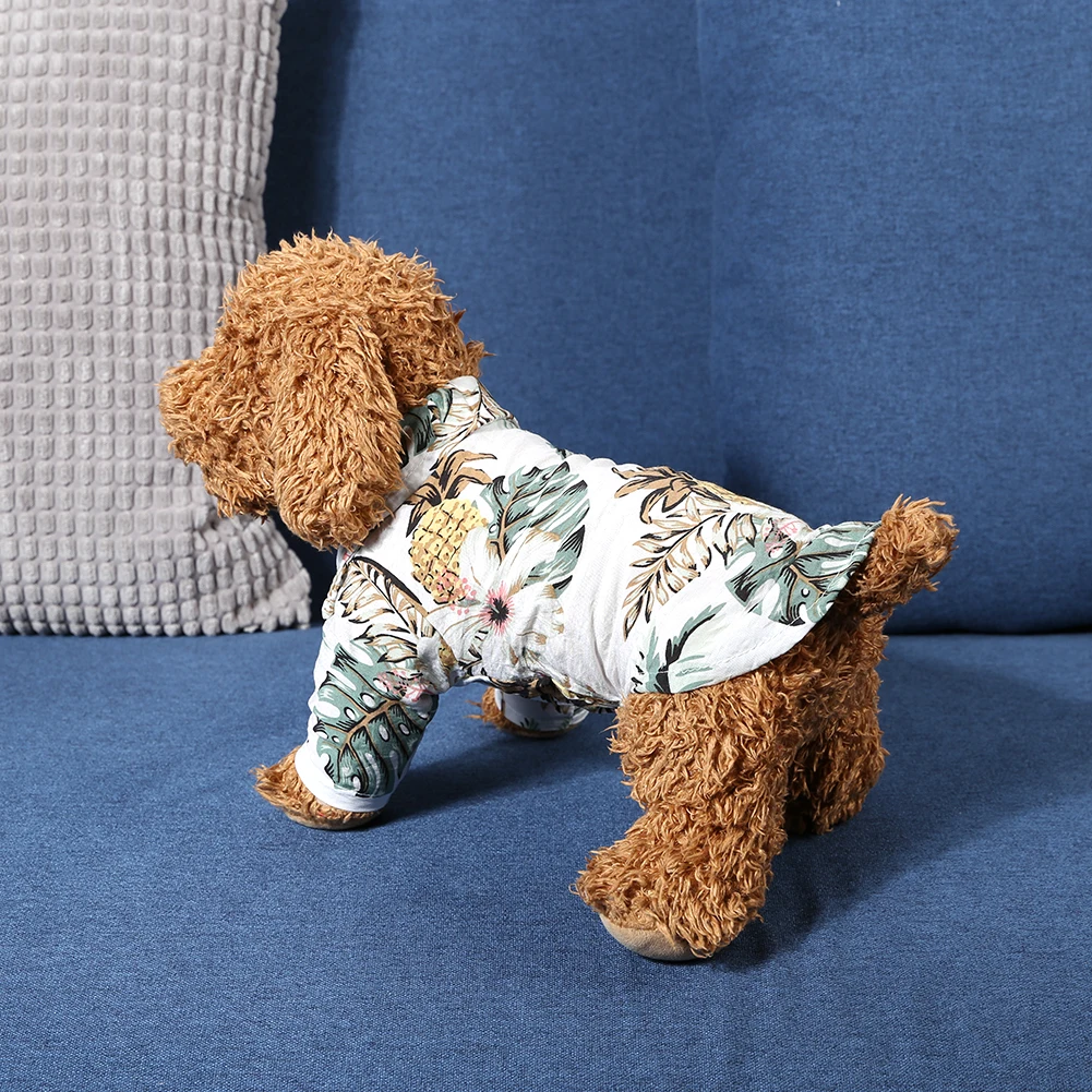 Hawaiian Style Pet Clothes Comfortable Dog Shirt Spring Fashionable Summer Small Pet Casual Clothes for Dog Decor
Hawaiian Style Pet Clothes Comfortable Dog Shirt Spring Fashionable Summer Small Pet Casual Clothes for Dog Decor