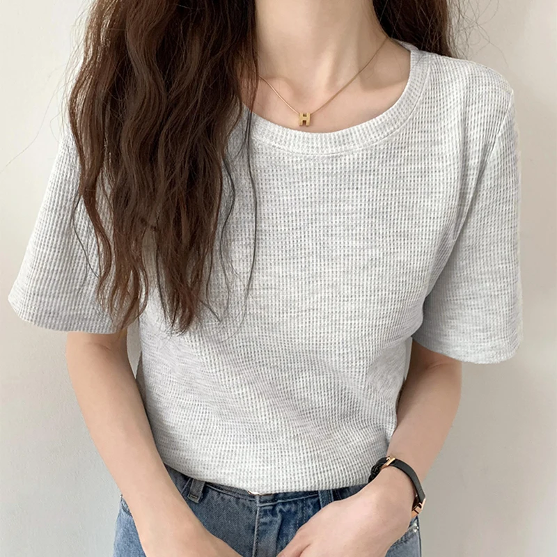 BOBOKATEER Haut Femme T Shirt Women Tops Short Sleeve Woman Tshirts O-Neck T-shirty Damskie Casual Camisetas Mujer Manga Corta
BOBOKATEER Haut Femme T Shirt Women Tops Short Sleeve Woman Tshirts O-Neck T-shirty Damskie Casual Camisetas Mujer Manga Corta