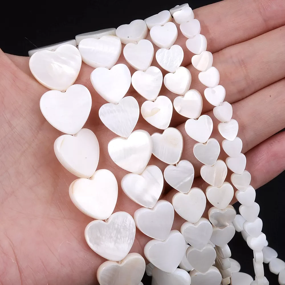 New in Heart Shell Beads Natural Freshwater Mother of Pearl Beads for Jewelry Making DIY Bracelet Necklace Handmade Accessories
New in Heart Shell Beads Natural Freshwater Mother of Pearl Beads for Jewelry Making DIY Bracelet Necklace Handmade Accessories