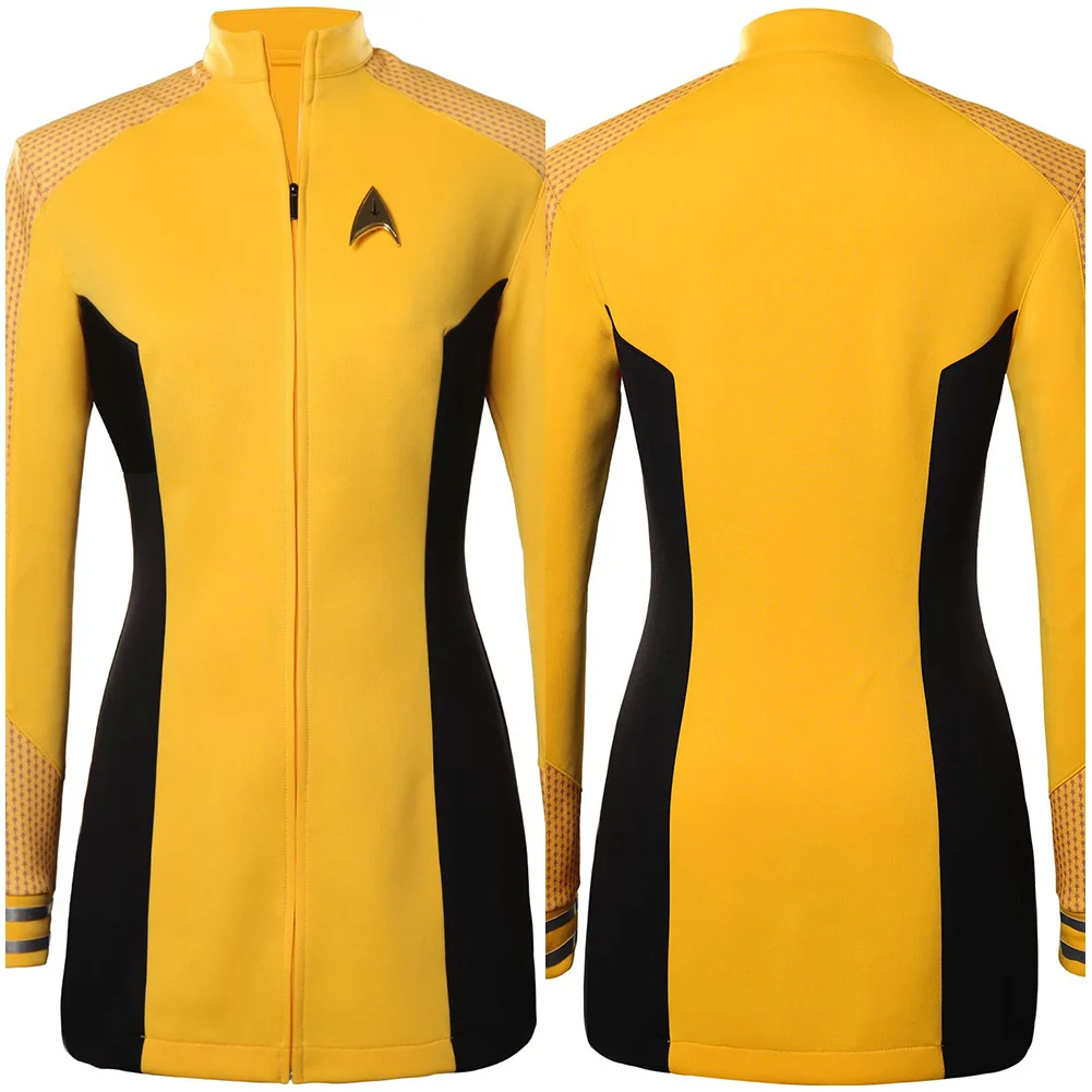 Костюмы для косплея Trek странный новый мир S1 уна Чин-Райли, пальто, наряды, карнавальный костюм на Хэллоуин
Костюмы для косплея Trek странный новый мир S1 уна Чин-Райли, пальто, наряды, карнавальный костюм на Хэллоуин