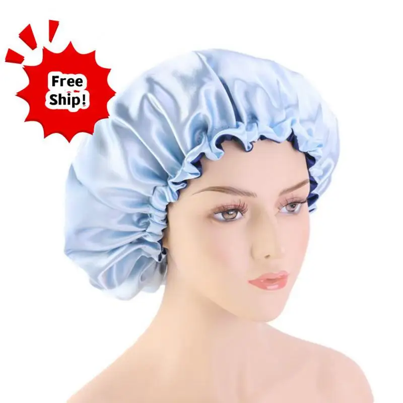 Reversible Satin Bonnet Hair Caps Double Layer Adjust Sleep Night Cap Head Cover Hat For Curly Springy Hair Styling Accessories
Reversible Satin Bonnet Hair Caps Double Layer Adjust Sleep Night Cap Head Cover Hat For Curly Springy Hair Styling Accessories