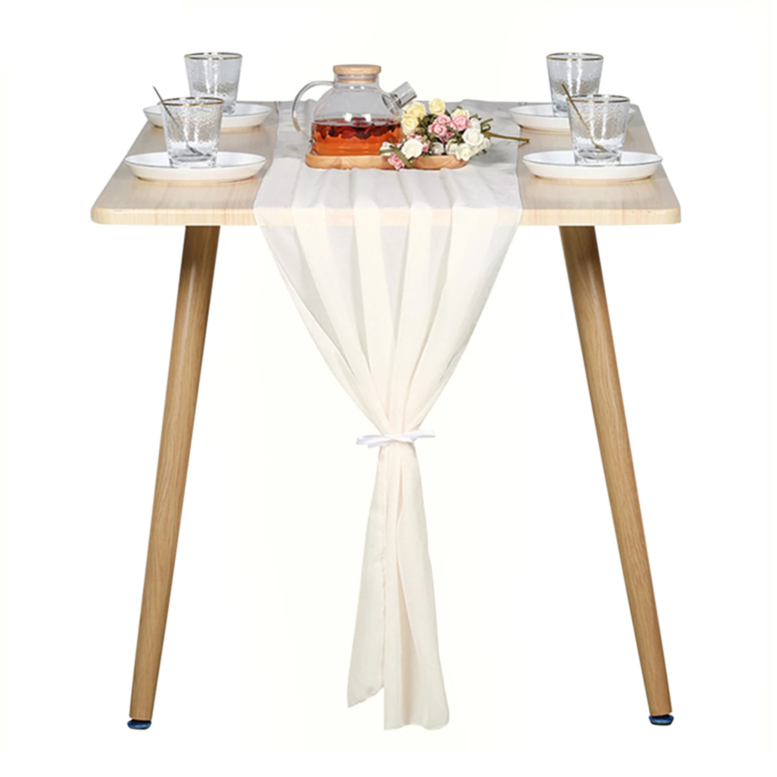 Wedding Banquet With Ribbons Party Solid Bridal Shower Modern Soft Chiffon Table Runner Home Decor Washable European Style Hotel
Wedding Banquet With Ribbons Party Solid Bridal Shower Modern Soft Chiffon Table Runner Home Decor Washable European Style Hotel